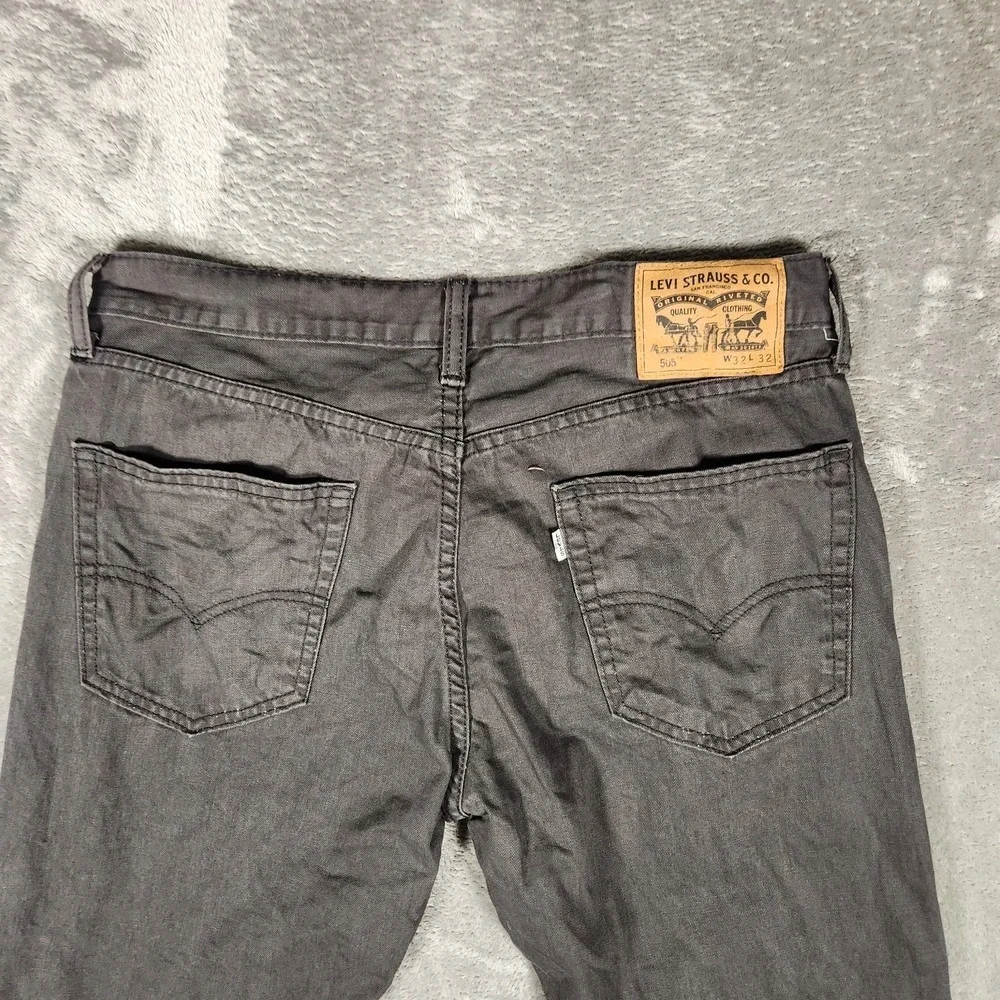 Levi's‎ 505 Jeans Men's 32X31 (Tag 32X32) Black Y2K 90s Straight